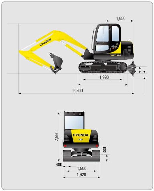 Excavators R55-7