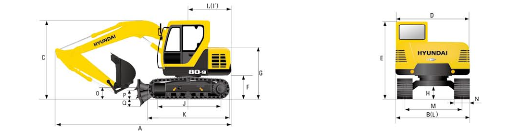 Excavators R80-9