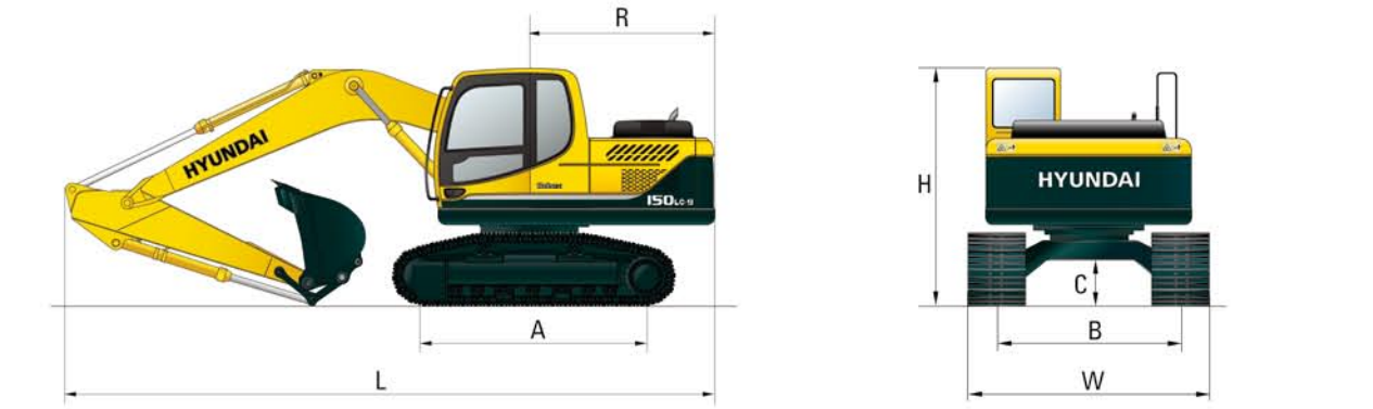 Excavator R150LC-9