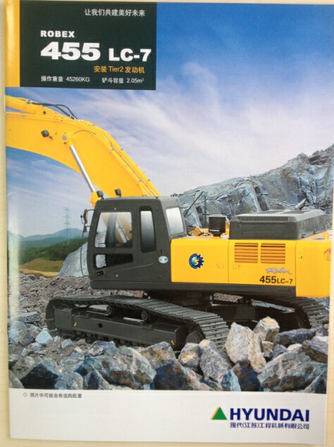 Modern excavators R445lc-7