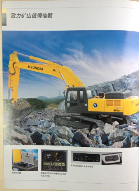 Modern excavators R445lc-7
