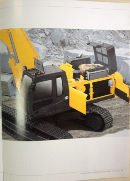Modern excavators R445lc-7